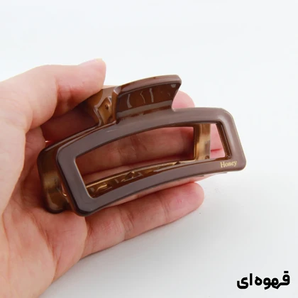 کلیپس دخترانه honey مدل مستطیلی براق