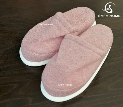 ست حوله دوقلو میکرو طوسی و صورتی