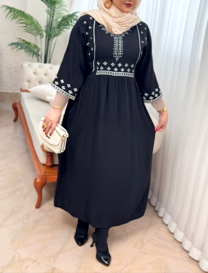 پیراهن نخی مهناز3087