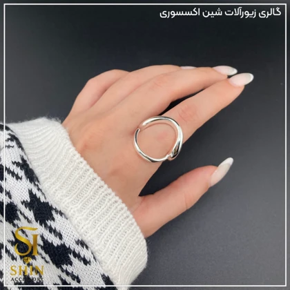 انگشتر زنانه ابکاری نقره کد az10