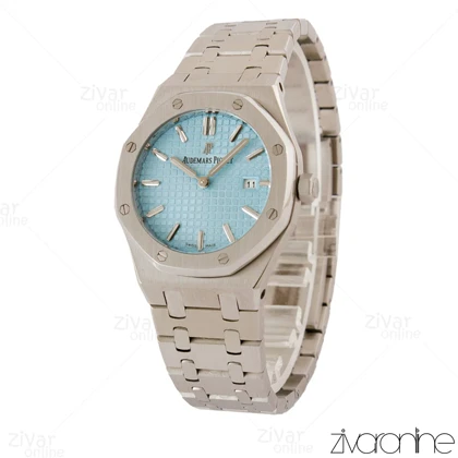 ساعت اودمار پیگه (AP) زنانه سیلور صفحه آبی تیفانی 105388