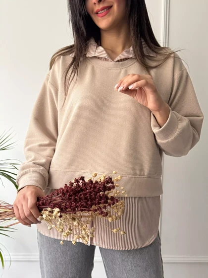 شومیز مانتویی دوتیکه پرتو