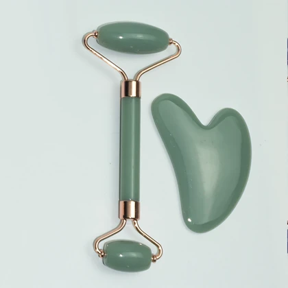 ماساژور غلتکی و دستگاه لیفت صورت Facial roller massager با گواشا