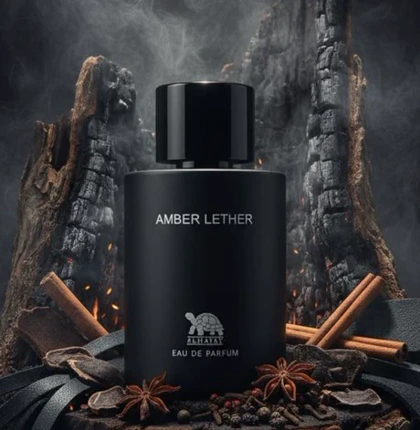 ادوپرفیوم الحیات مدل AMBER LETHER حجم 100میل