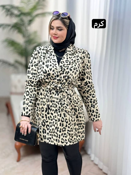بارانی کتان کاملیا 2244