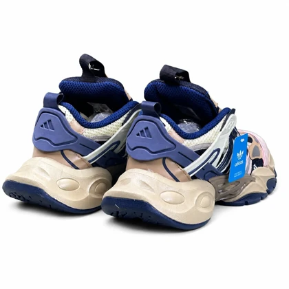 کفش کتانی زنانه مدل آدیداس دیلاکس کاراملی سرمه ای Adidas Deluxe