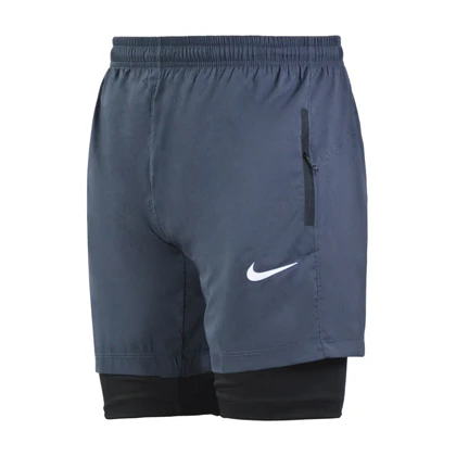 شلوارک کشاله دار رانینگ ورزشی مردانه نایک مدل DS-JDI-4E0643 طوسی تیره