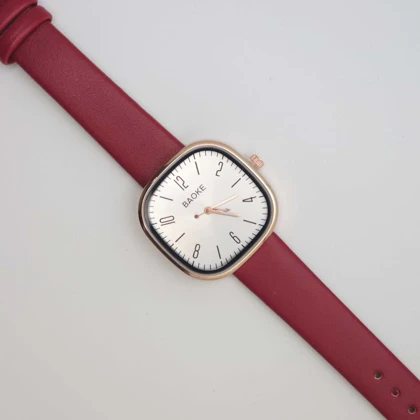 ساعت مچی زنانه باوک BAOKE بند چرمی ، اسپرت و روزمره با جعبه کادویی