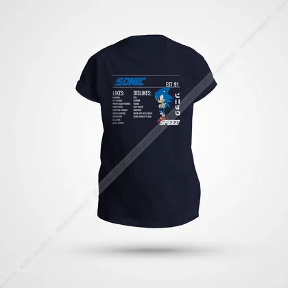 تیشرت طرح Sonic