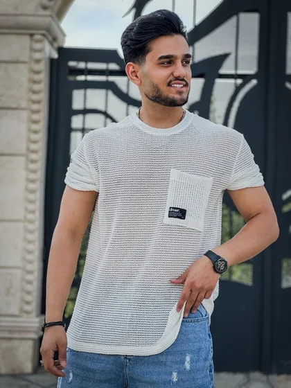 تیشرت کنفی توری