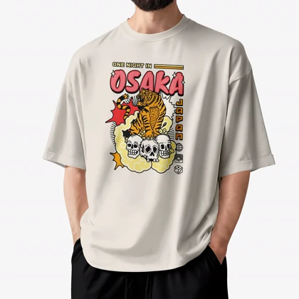 تیشرت باکسی یونی‌سکس osaka