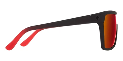 عینک آفتابی اسپای SPY FLYNN SOFT MATTE BLACK/RED FADE - HAPPY GRAY GREEN W/RED FLASH