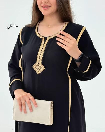 پیراهن مانتویی نیکا - کد 1853