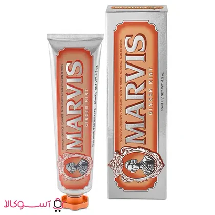 خمیردندان مارویس مدل ginger mint (نعنا زنجبیل)