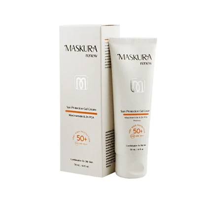 کرم ژل ضد آفتاب چرب SPF50 ماسکورا رنیو 50 میل