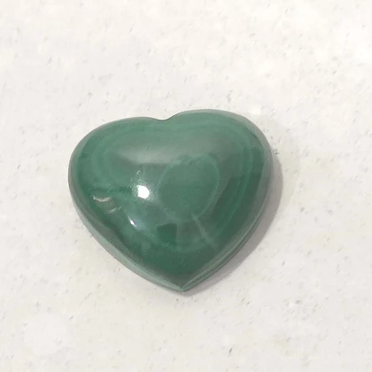 نگین مالاکیت قلبی کد 1