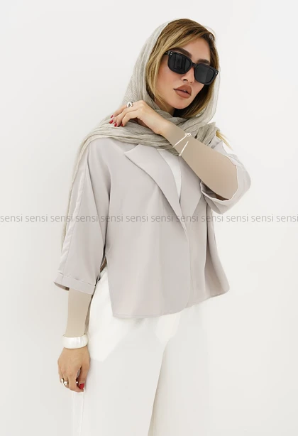 کت ژاکلین آستین کوتاه کد1005970