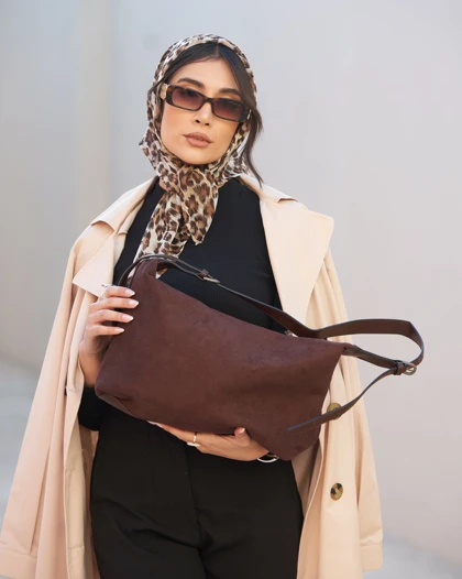 کیف جیر دسته چرم هوبو Mossimo 50132