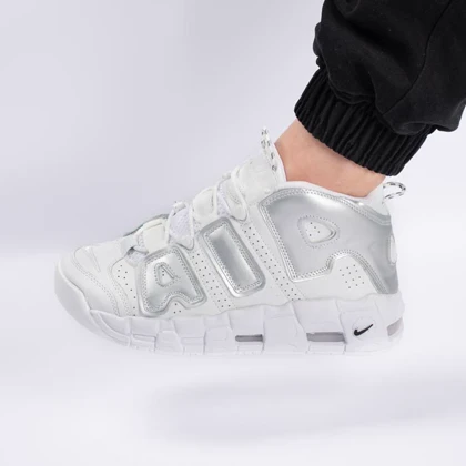 کفش و کتانی مردانه مدل ایر آپتمپو Nike air more Uptempo رنگ سفید نقره ای