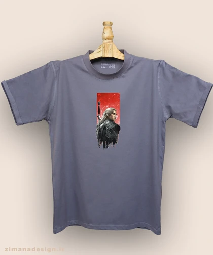 تیشرت مردانه و زنانه طرح ویچر شخصیت گرالت کد 923