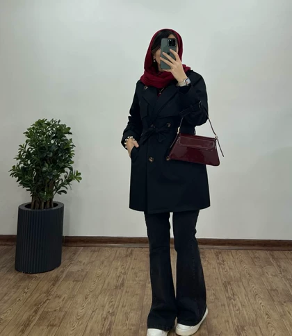 بارانی آستردار بهدخت با ارسال رایگان