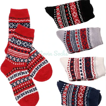 جوراب حوله ای طرح اسکیمویی (جوراب گرم)