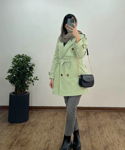 بارانی آستردار بادوم