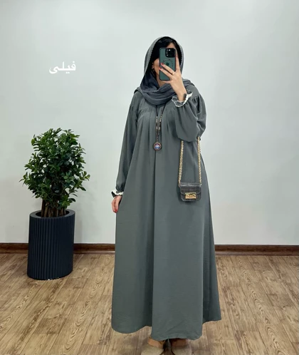 مانتو عبایی بلند رایلی 4 کد 2927