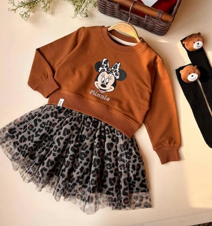 کراپ دامن میکی پلنگی