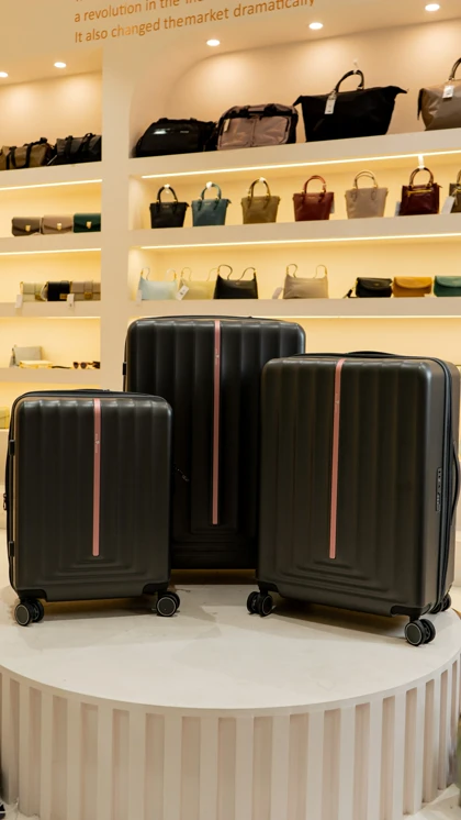 مجموعه 3 عددی چمدان رزمری مدل Rose Merry RL-203-3J_Black