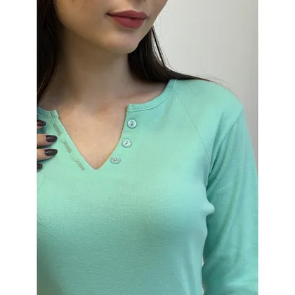 بلوز کبریتی سه دکمه