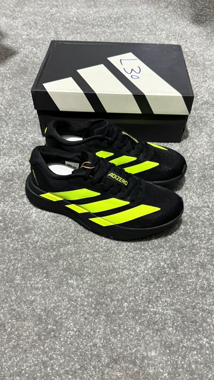 کتانی ویتنامی آدیداس آدیزیرو اوو اس ال رانینگ مشکی سبز Adidas Adizero Evo SL Running Black and green کیفیت اورجینال