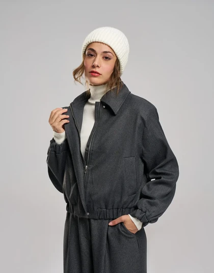 پشمی جلو زیپ