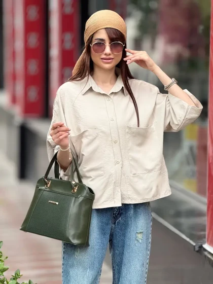 شومیز باکسی نارسیس