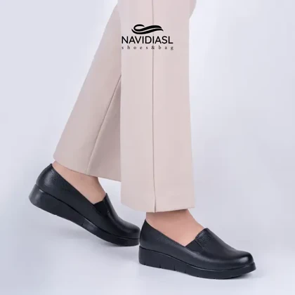 کفش زنانه چرم طبی کد 2040001