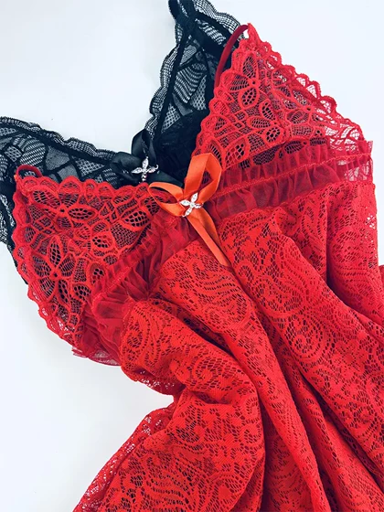 لباس خواب پیراهنی زنانه فانتزی لاوسکرت کد 8812