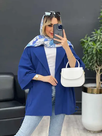 مانتو لینن جیب نما پایین گت
