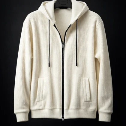 کت فوتر کبریتی مشکی گرماژ بالا با کیفیت فوق‌العاده استثنایی کپیسویشرت فوتر پشمی سفید استخونی تمام خز خاص با عالی ترین کیفیت قواره دار لانگ