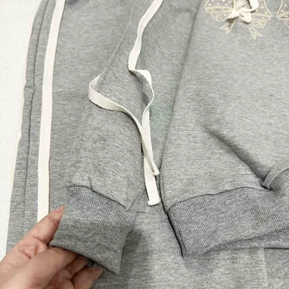 بلوز شلوار دخترانه طرح بند پاپیونی تنیجری