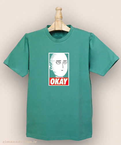 تیشرت مردانه و زنانه طرح وان پانچ من شخصیت سایتاما کد 899