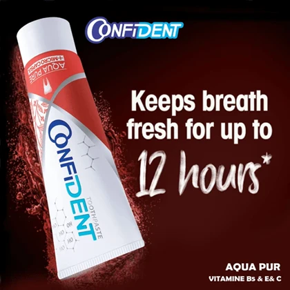 خمیر دندان Aqua Pure کانفیدنت 100 گرم