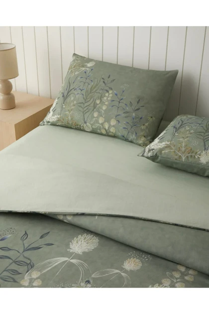 سرویس روتختی دو نفره English Home مدل Meadow Spirit - سبز تیره