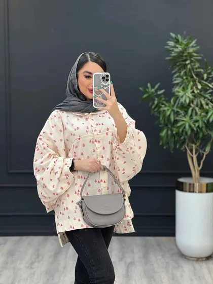مانتو لینن طرح کاج