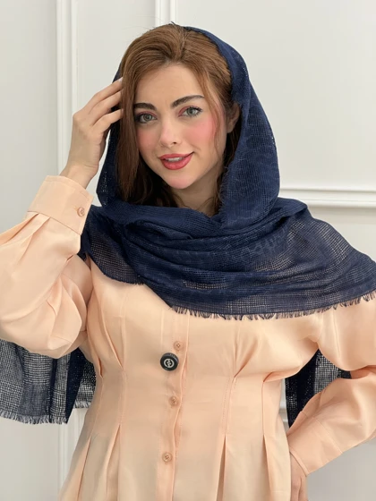شال نخی حصیری دورریش پلنگی