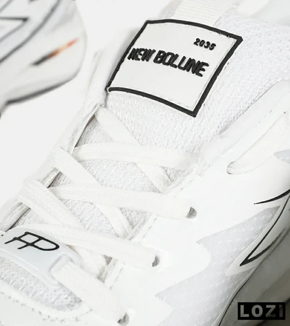 کفش کتانی مردانه و زنانه سفید مشکی GENERIC All Run مدل 7432