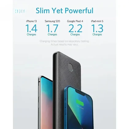 پاوربانک انکر ظرفیت 10000 میلی‌آمپر مدل PowerCore A1245