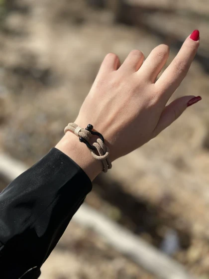 دستبند طنابی امگا اسپورت کد omg10012 گالری موژان حیدری