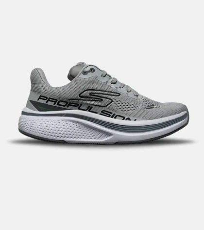 کفش کتانی طبی ورزشی طوسی SKECHERS Propulsion مدل 8421