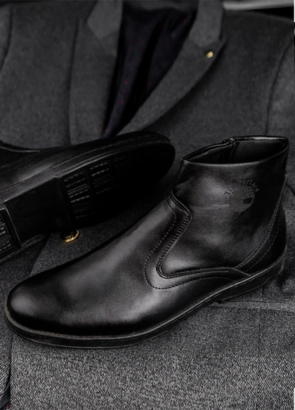 نیم بوت مردانه مشکی مدل Rad ویژه