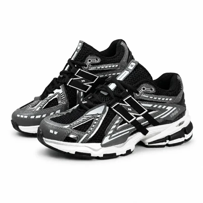 کتانی مردانه نیوبالانس مشکی طوسی New BALANCE 1906